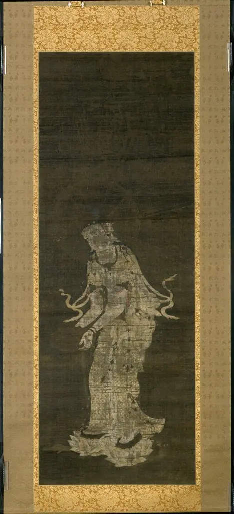 The Bodhisattva Kannon, from the triptych Approach of the Amida Trinity, by Unknown