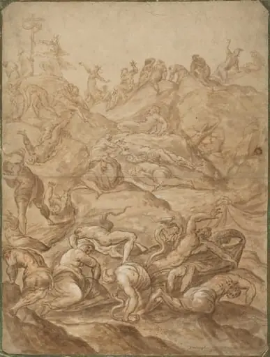 The Brazen Serpent, by Unknown
