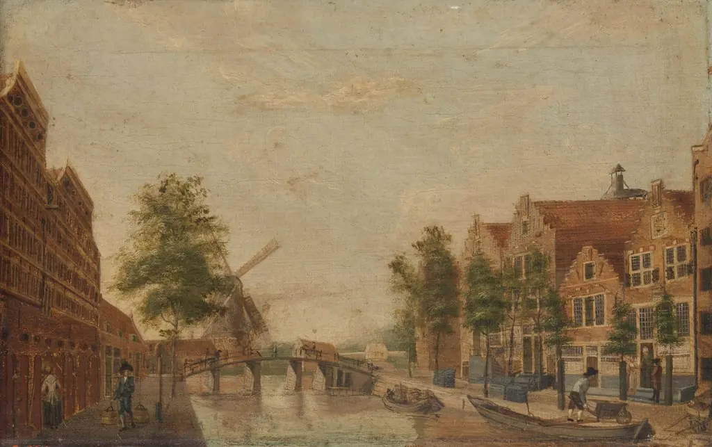 The Brouwersgracht in Amsterdam, by Unknown