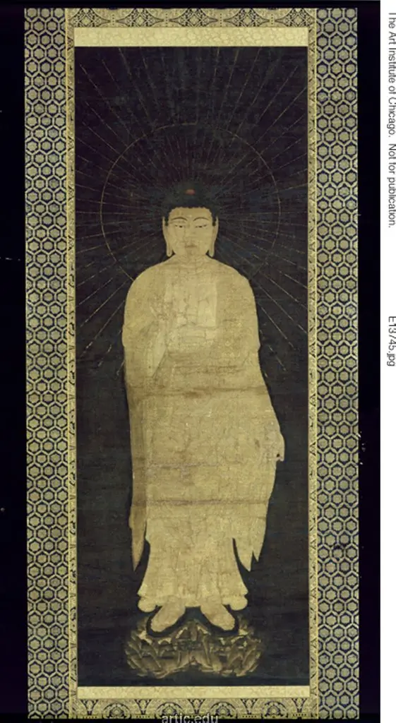 The Buddha Amida, from the triptych Approach of the Amida Trinity, by Unknown