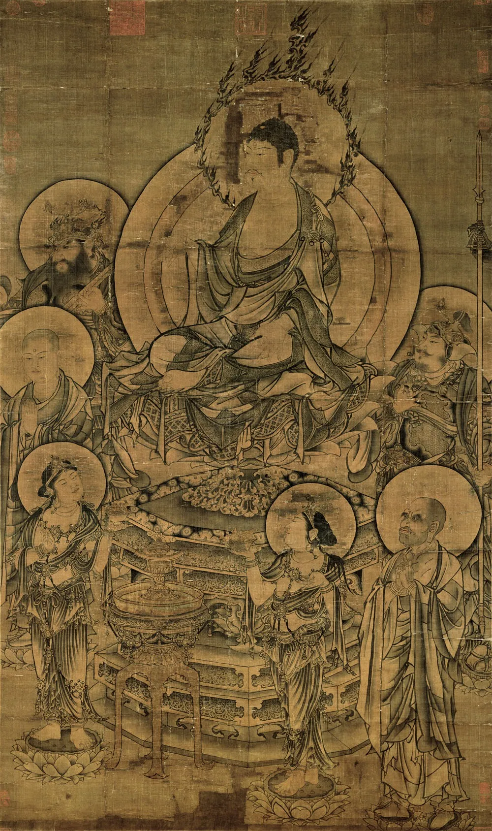 The Buddha Preaching the Law, by Unknown, unspecified