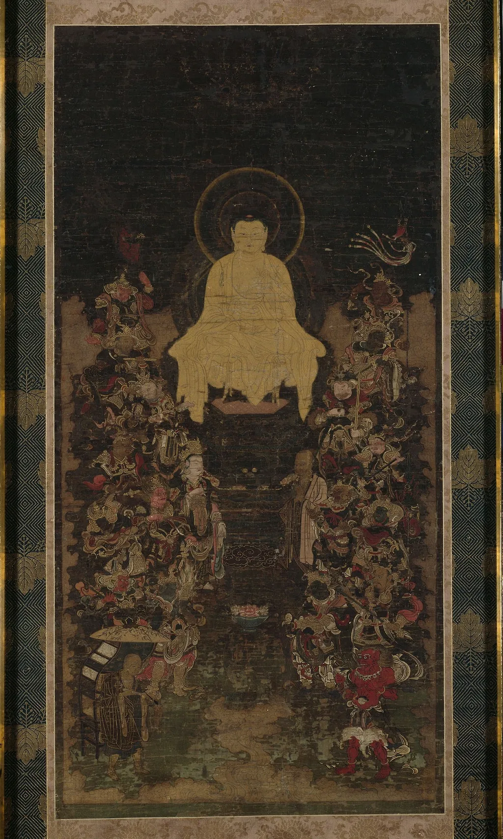 The Buddha Preaching the “Perfection of Wisdom” (Prajnaparamita) Sutra, by Unknown, unspecified, 1349