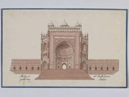 The Buland Darwaza of the Jami Masjid, Fatehpur Sikri, by Unknown