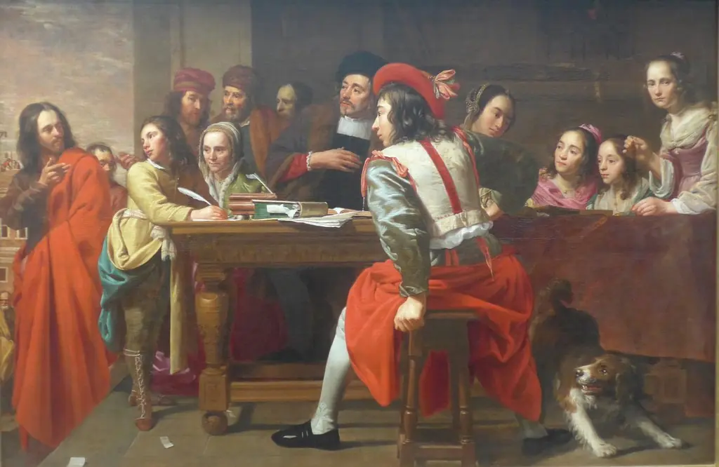 The calling of Matthew, by Unknown