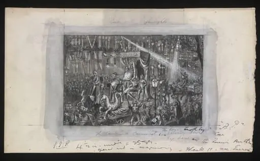 The Camberwell Carnival in Rye Lane, by Unknown