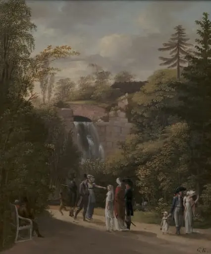 The Cascade in Frederiksberg Garden near Copenhagen, by Unknown