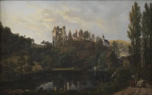 The Castle Ruin at Tharandt, by Unknown