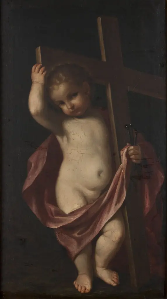 The Christ Child Holding the Cross, by Unknown