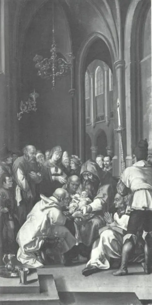The Circumcision, by Unknown, oil, 1729