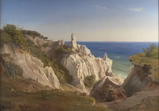 The Cliffs of the Island of Møn, by Unknown
