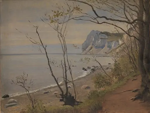 The Cliffs of the Island of Møn, by Unknown