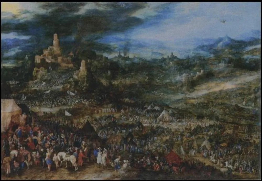 The continence of Scipio (Livius 26:50), by Unknown, oil, 1600