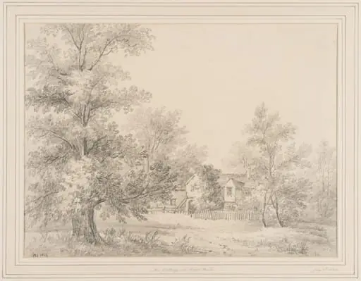 The cottage in Hyde Park, by Unknown