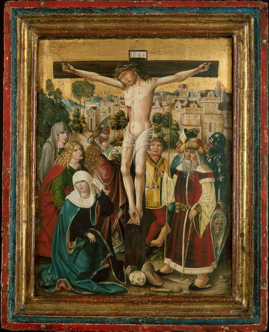 The Crucifixion, by Unknown, unspecified, 1498