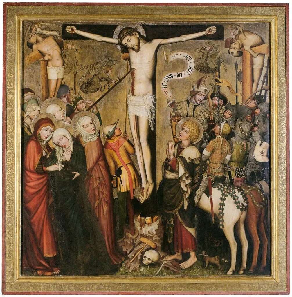The crucifixion, by Unknown
