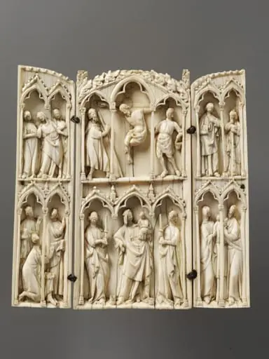 The Crucifixion, the Virgin and Child and Scenes from the Life of Christ, by Unknown