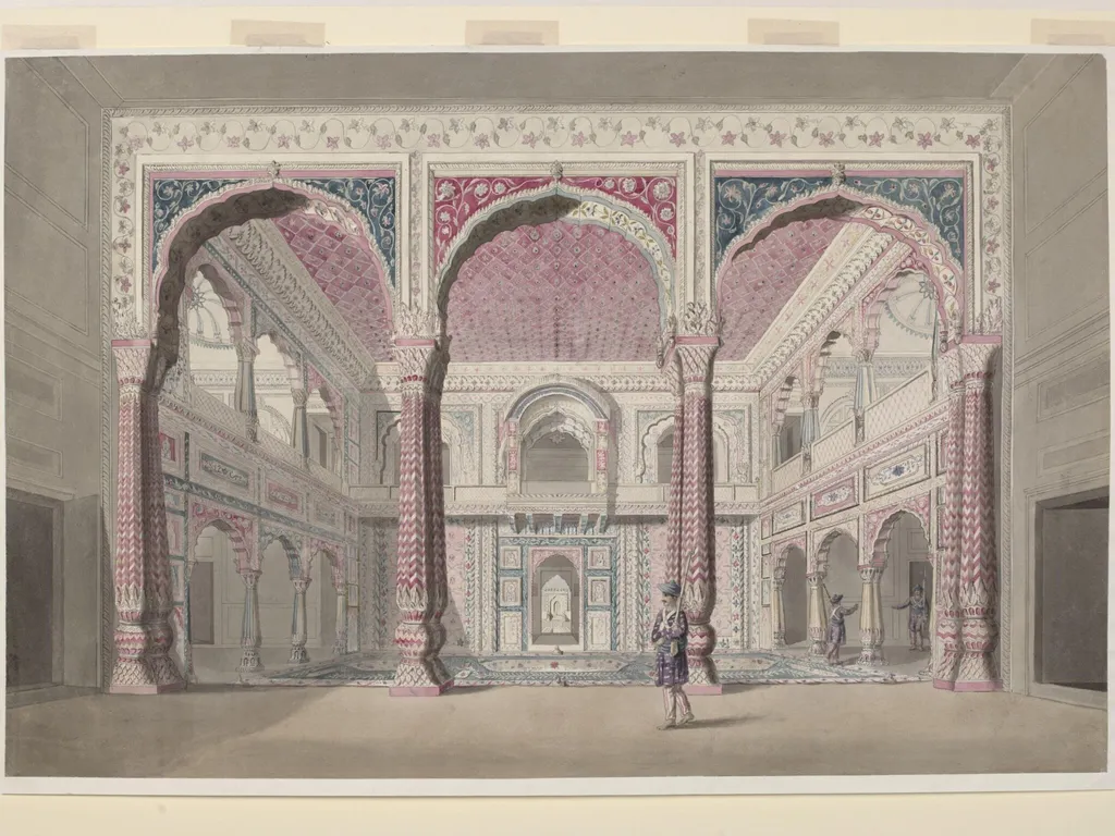 The Darya Daulat Bagh, by Unknown, paint, 1795