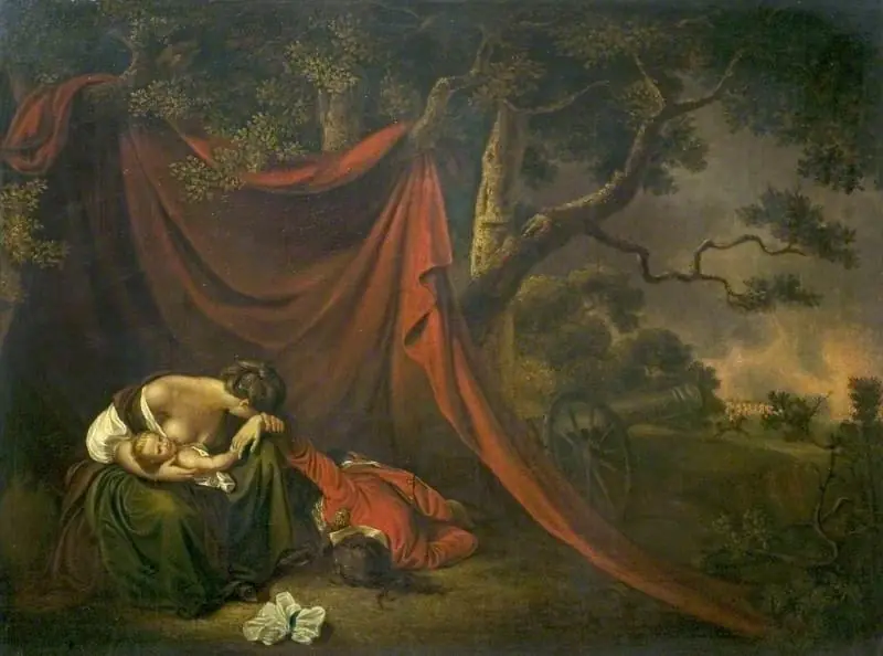 The Dead Soldier, from John Langhorne's 'Country Justice', by Unknown