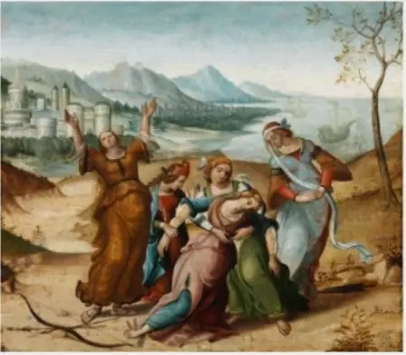 The Death of Eurydice, by Unknown