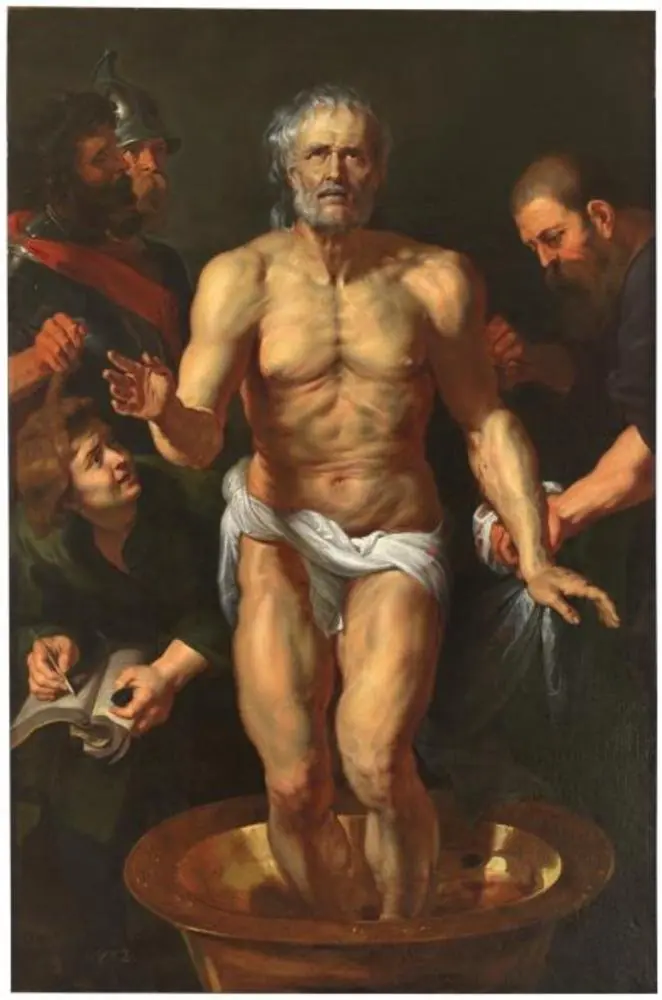The Death of Seneca, by Unknown