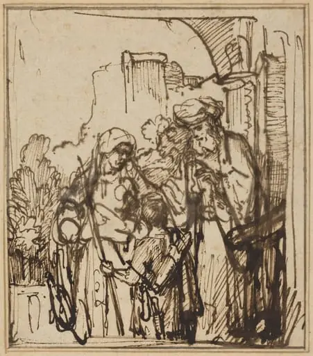 The Dismissal of Hagar, by Unknown