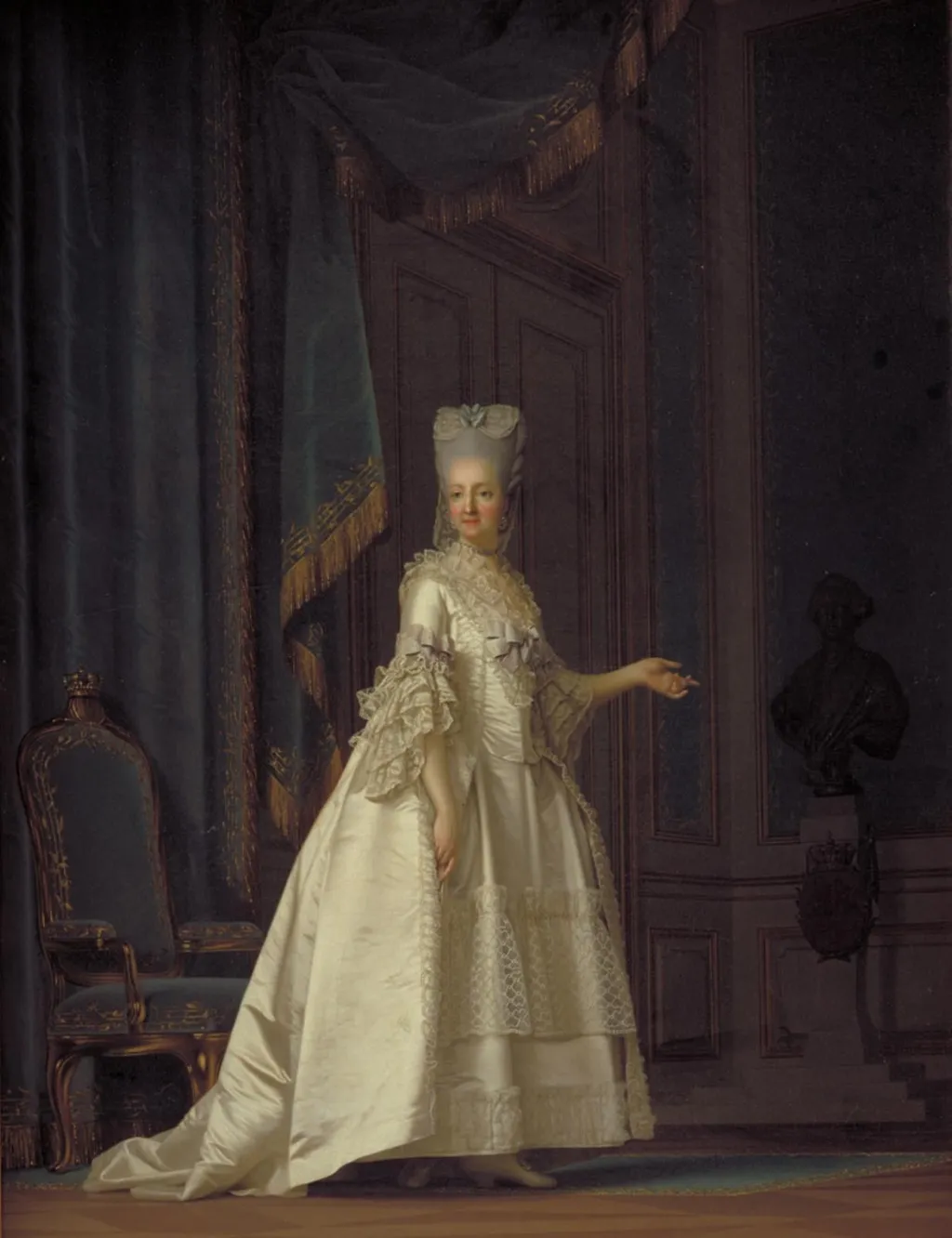 The Dowager Queen Juliane Marie of Denmark, by Unknown, 1778