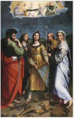 The Ecstasy of Saint Cecilia, by Unknown