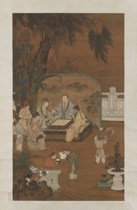 The Eighteen Scholars (go), by Unknown