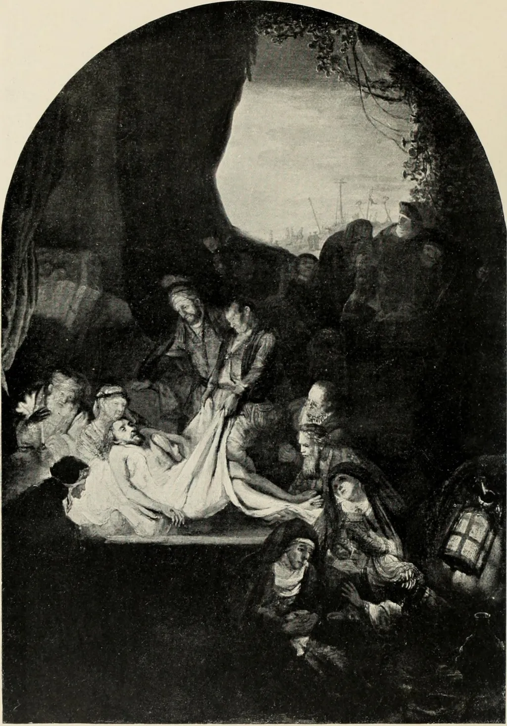 The Entombment, by Unknown, oil, 1653