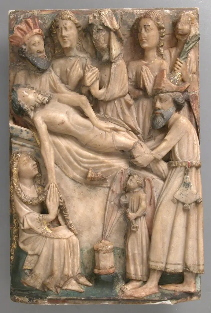 The Entombment, by Unknown, 1450