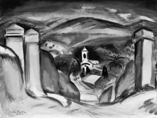 The entrance to Cassis, also called The belfry at Cassis, by Unknown