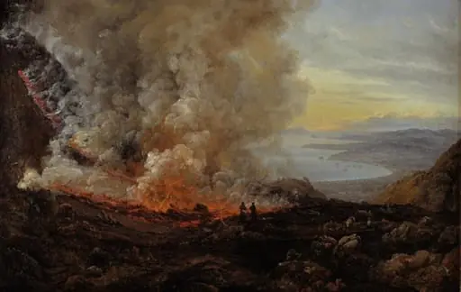 The Eruption of Vesuvius, by Unknown