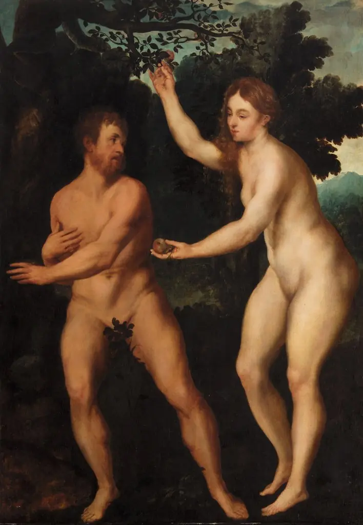 The Fall of Man, by Unknown, 1545