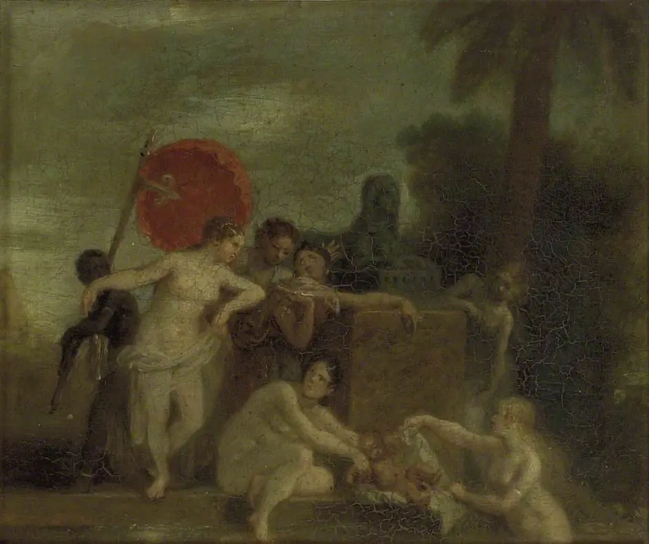 The Finding of Moses, by Unknown