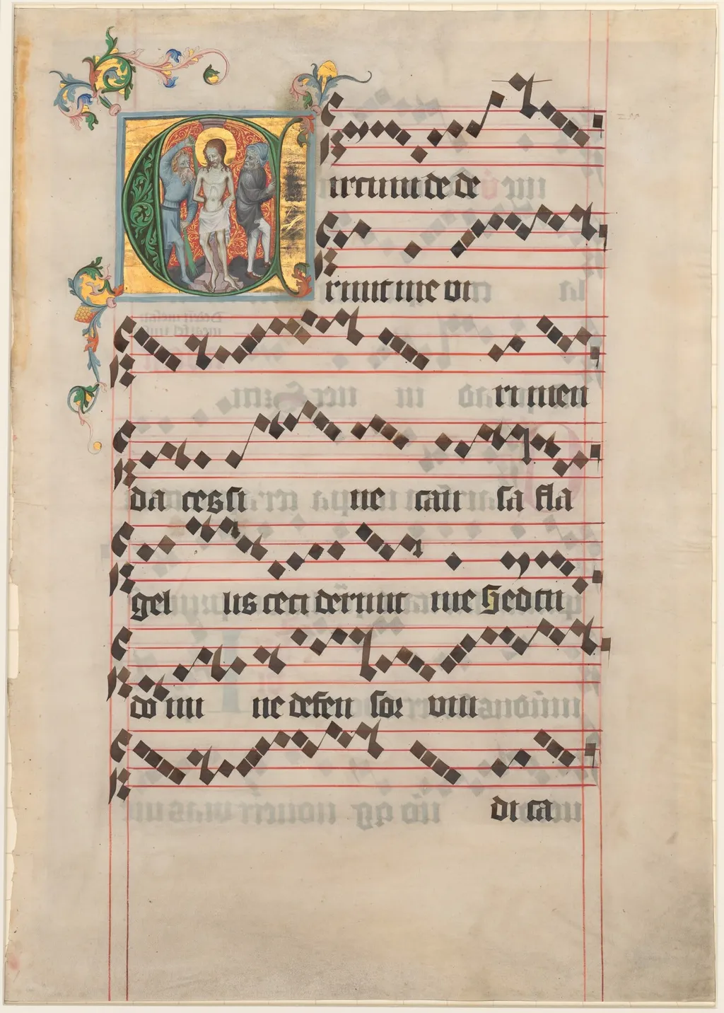 The Flagellation, by Unknown, 1402