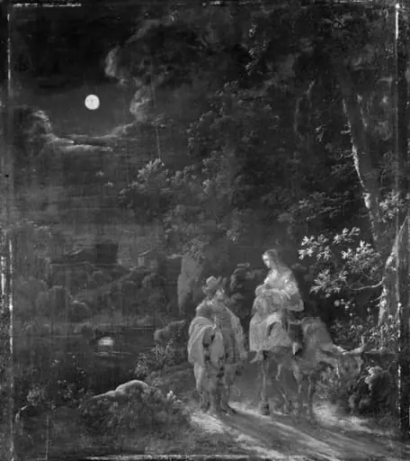 The Flight into Egypt, by Unknown