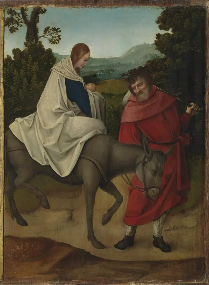 The flight into Egypt, by Unknown