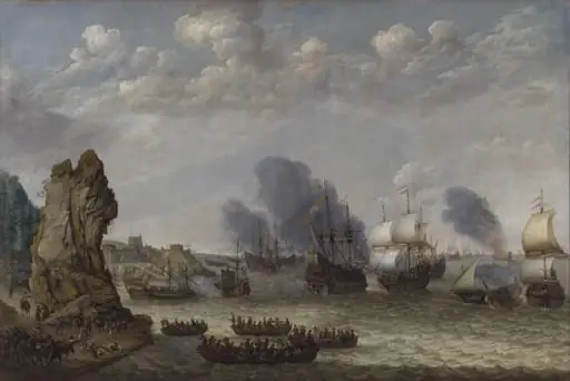 The Four Day's Battle, 11-14 June 1666, by Unknown