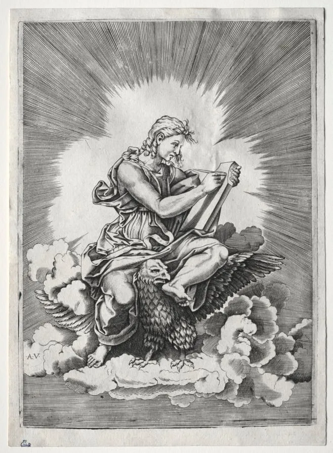 The Four Evangelists: St. John, by Unknown, 1518
