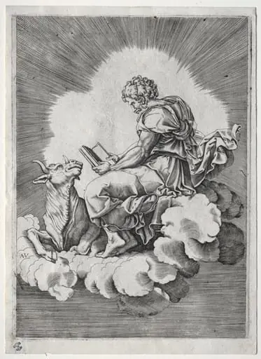 The Four Evangelists: St. Luke, by Unknown