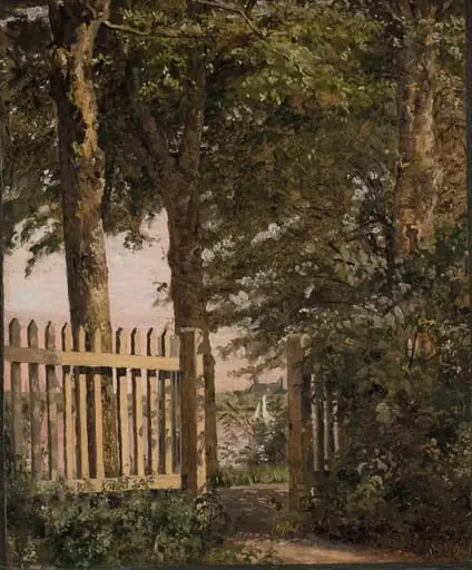 The Garden Gate of the Artist's Home at Blegdammen, by Unknown