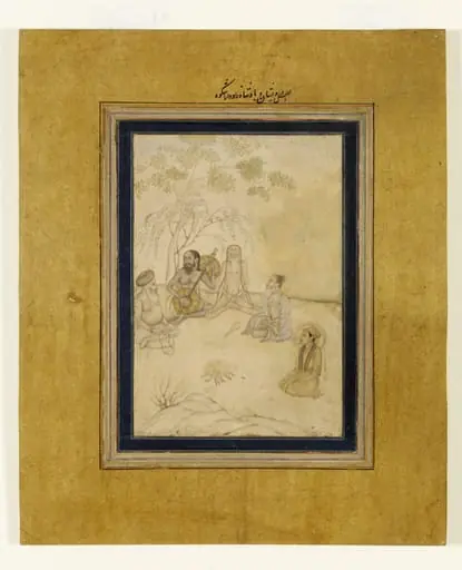 The gathering of dervishes with Prince Dara Shikuh, by Unknown