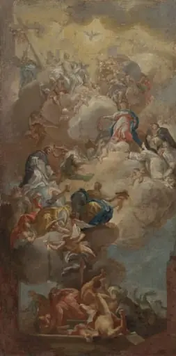 The Glorification of Saint Dominic, by Unknown