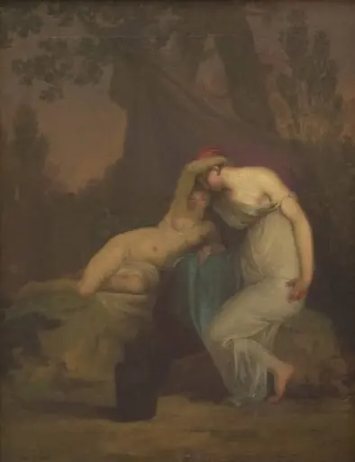 The Greek Poet Sappho and the Girl from Mytilene, by Unknown