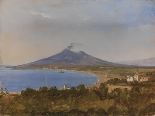 The Gulf of Naples with Vesuvius, by Unknown