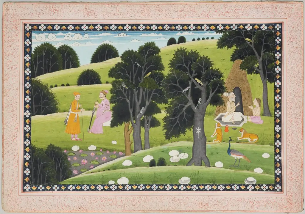 The Guru Discourses While Noblemen Wait, by Unknown