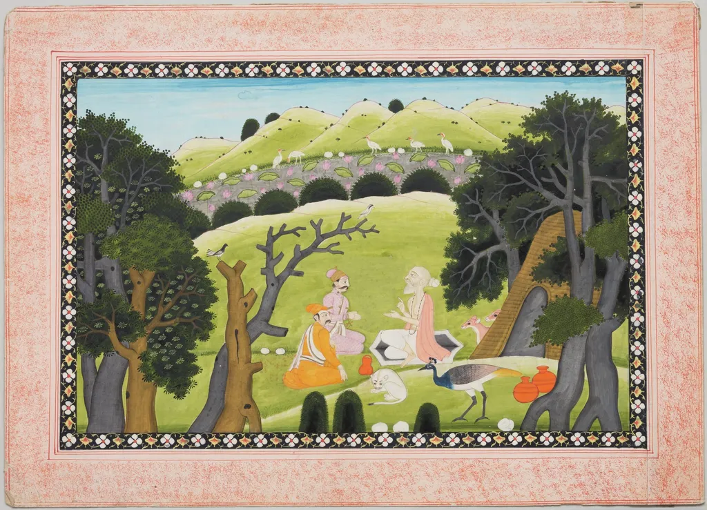 The Guru Giving Advice, by Unknown, unspecified, 1800