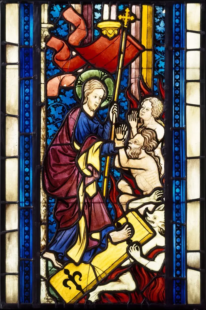 The Harrowing of Hell, by Unknown, 1396