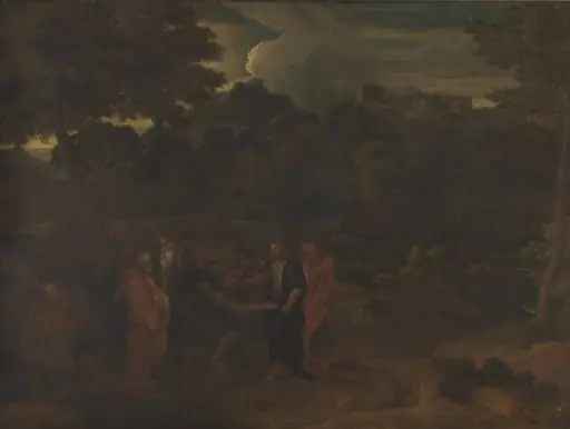 The Healing of the Two Blind Men at Jericho, by Unknown