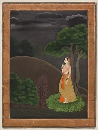 The Heroine Who Waits Anxiously for Her Absent Lover: Utka Nayika, by Unknown